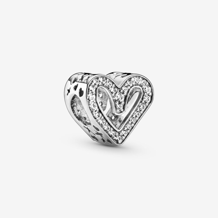 Juweel PANDORA - 798692C01 - SPARKLING FREEHAND HEART