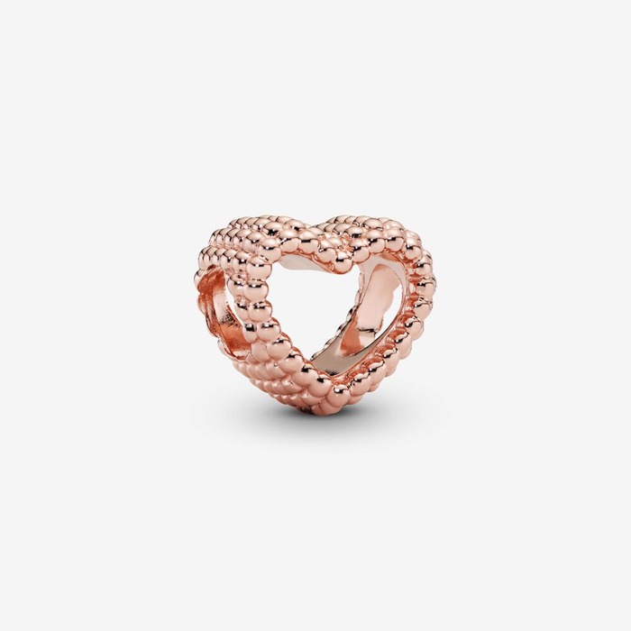 Juweel PANDORA - 787516 - ROSE BEADED OPEN HEART 