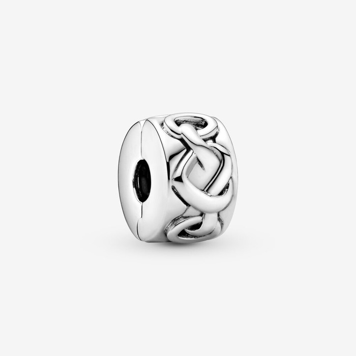 Juweel PANDORA - 798035 - KNOTTED HEARTS CLIP