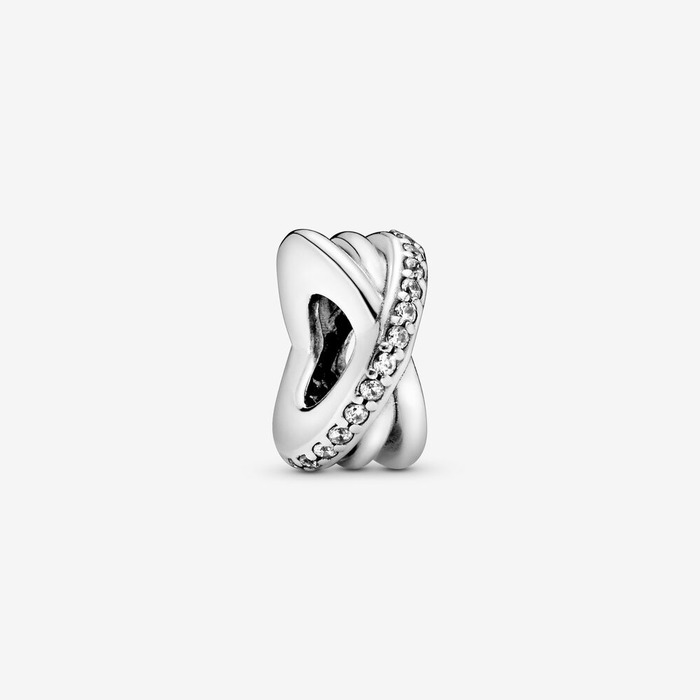 Juweel Pandora - 791994CZ - Sparkling & Polished Lines Spacer