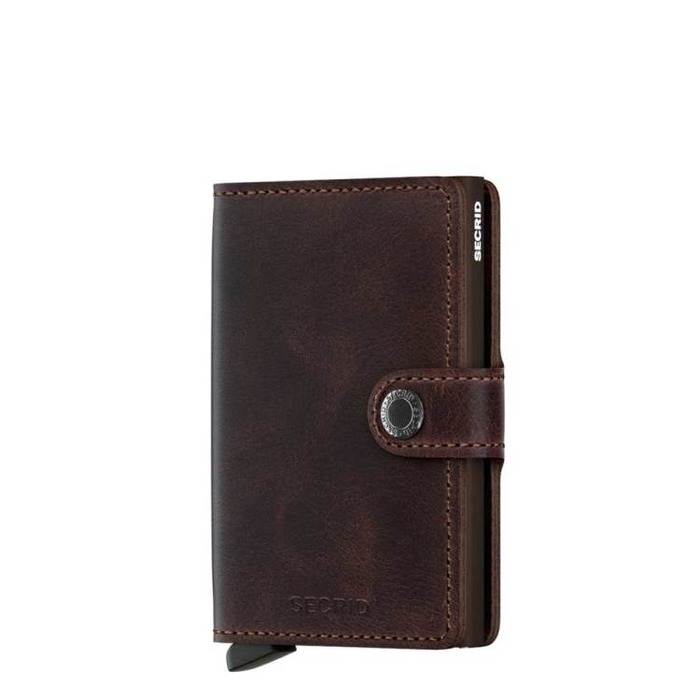 Lederwaren Secrid wallet miniwallet vintage chocolate