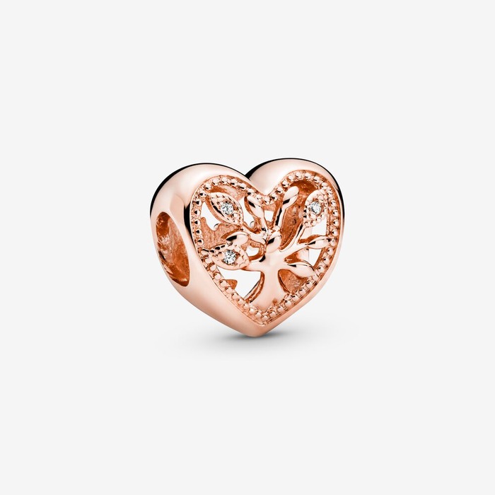 Juweel Pandora - 788826C01 - ROSE OPENWORK FAMILY TREE HEART