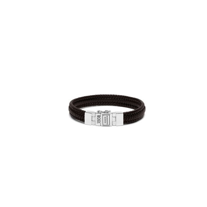 Juweel Buddha To Buddha – Edwin Small Leer Armband 181BR