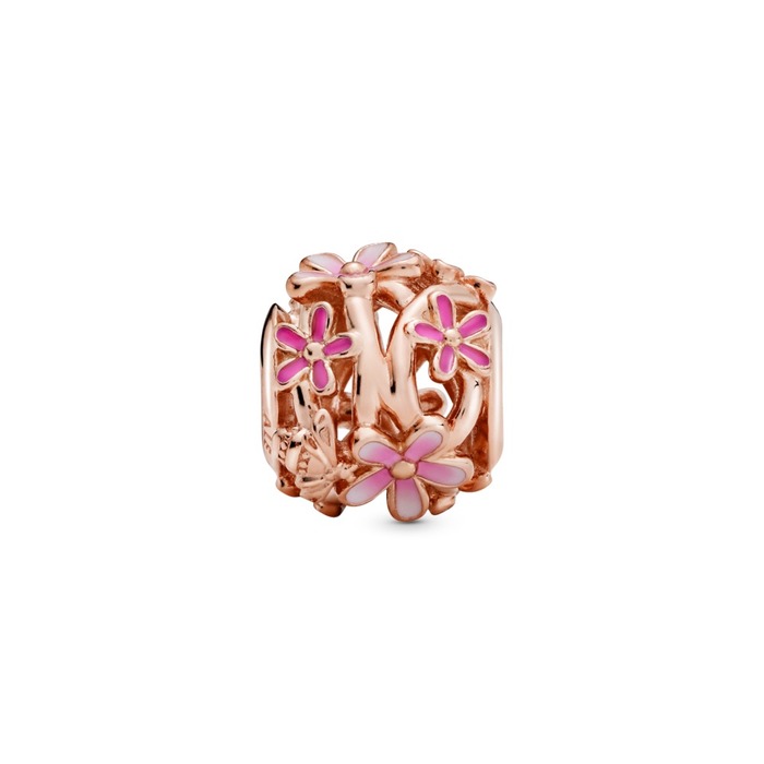 Juweel Pandora - 788772C01 - ROSE OPENWORK PINK DAISY