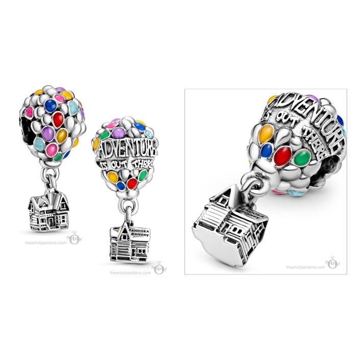 Juweel PANDORA DISNEY - 798962C01 - UP HOUSE & BALLOONS