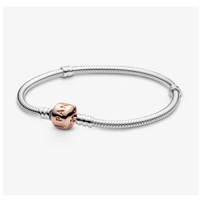 Juweel Pandora Moments Snake Chain Armband Rose 580702