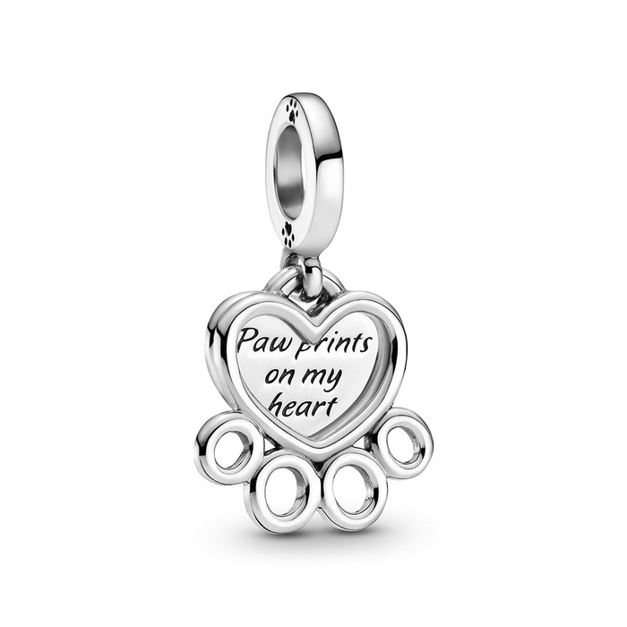 Juweel PANDORA PAW PRINTS ON MY HEART 799360C00 