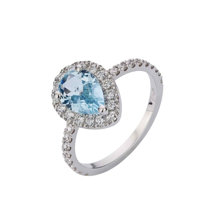 Juweel ATELIER P RING VICTORIA AP S 040 Briljanten - Blauw Beryl