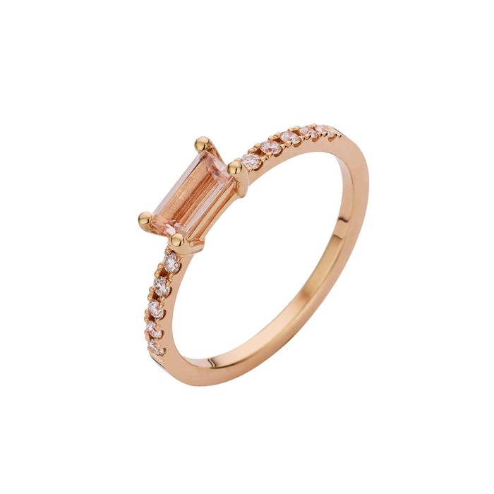 Juweel ATELIER P RING VALENTINA AP S 022 Briljanten - Roze Beryl