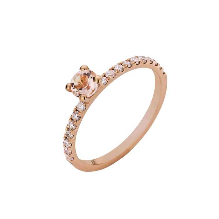 Juweel ATELIER P RING MAXINE AP S 028 Brijanten - Roze Beryl