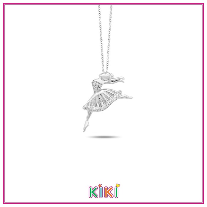 Juweel Kiki collier zilver ballerina 62085AK 