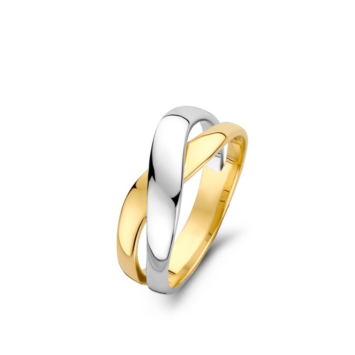 Juweel Beheyt ring 18 karaat bicolor 00A196