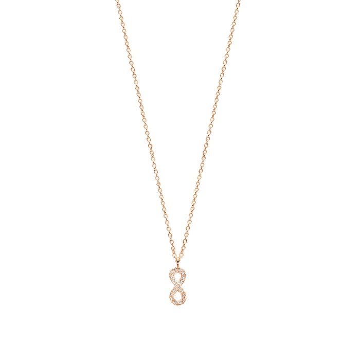 Juweel DIAMANTI PER TUTTI INFINITY NECKLACE M2044 PINK