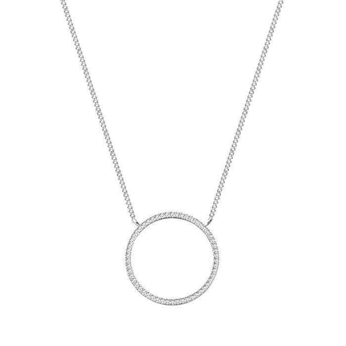 Juweel DIAMANTI PER TUTTI JUPITER NECKLACE M2112 WHITE 