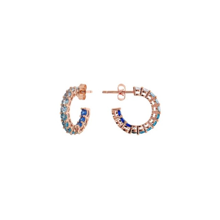 Juweel BRONZALLURE HOOP EARRINGS 17MM WSBZ02118.BLUE