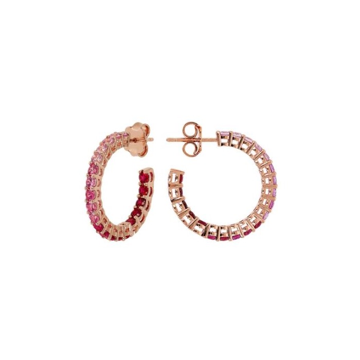 Juweel BRONZALLURE HOOP EARRINGS 24MM WSBZ02119.ROSE