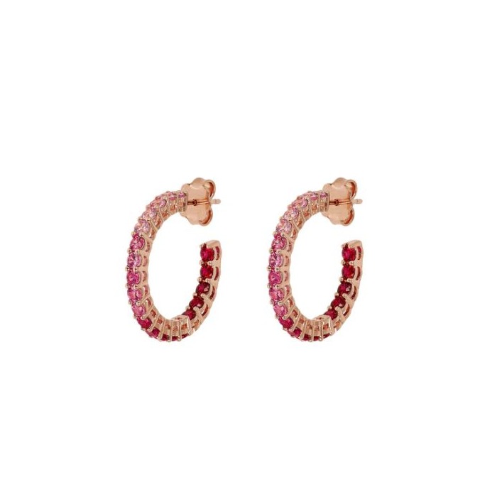 Juweel BRONZALLURE HOOP EARRINGS 24MM WSBZ02119.ROSE