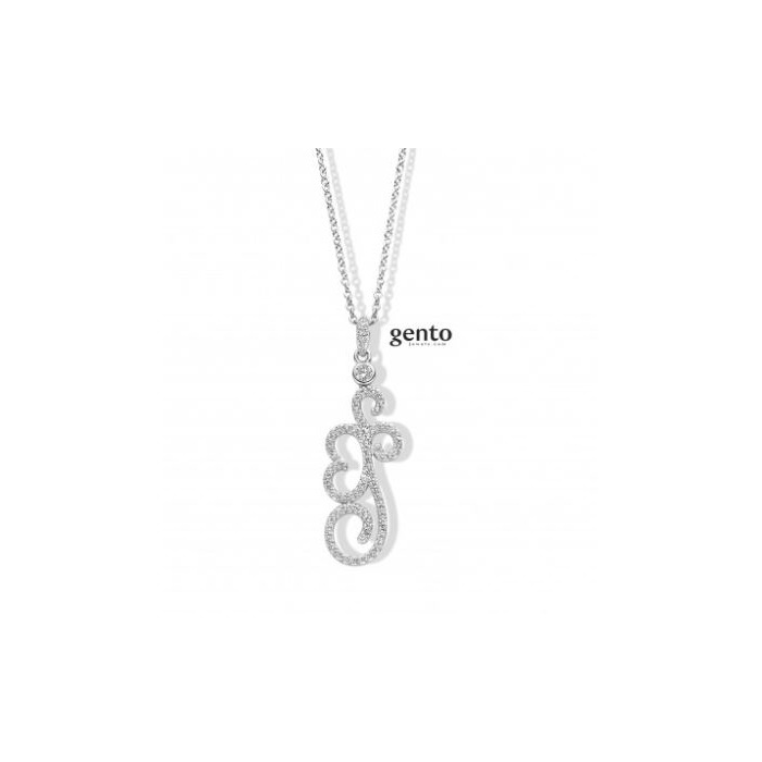 Juweel GENTO ZILVER COLLIER PA39/45