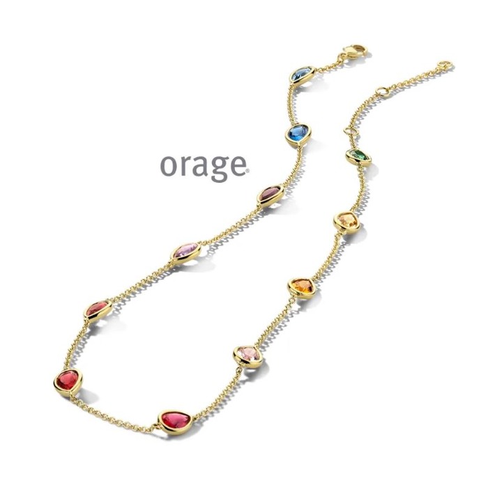 Juweel Orage Zilver collier AW029 