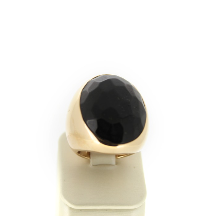 Juweel Pomellato Victoria ring rosegoud 18 karaat Onyx '77411-1668-TWDH'