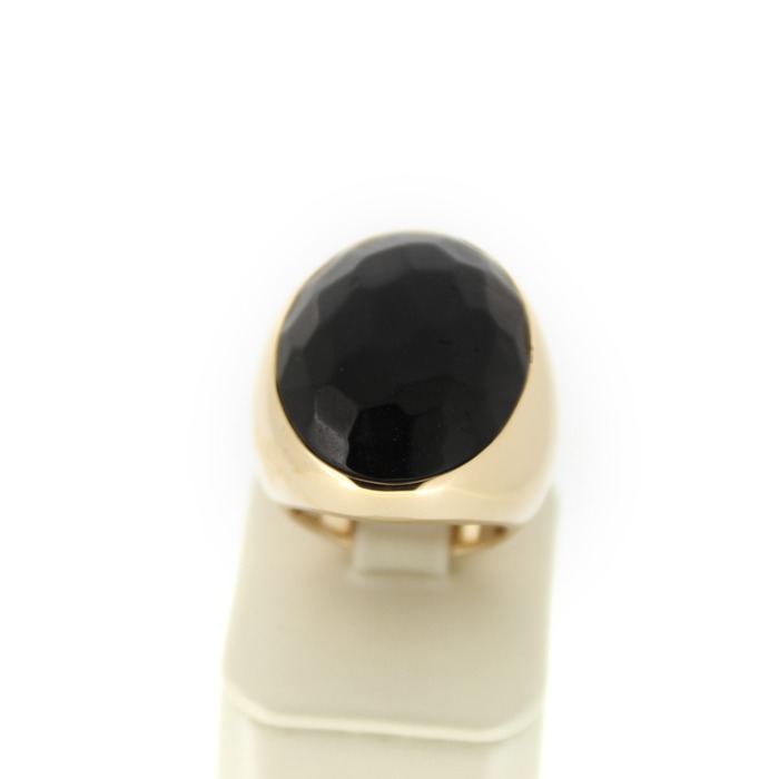 Juweel Pomellato Victoria ring rosegoud 18 karaat Onyx '77411-1668-TWDH'