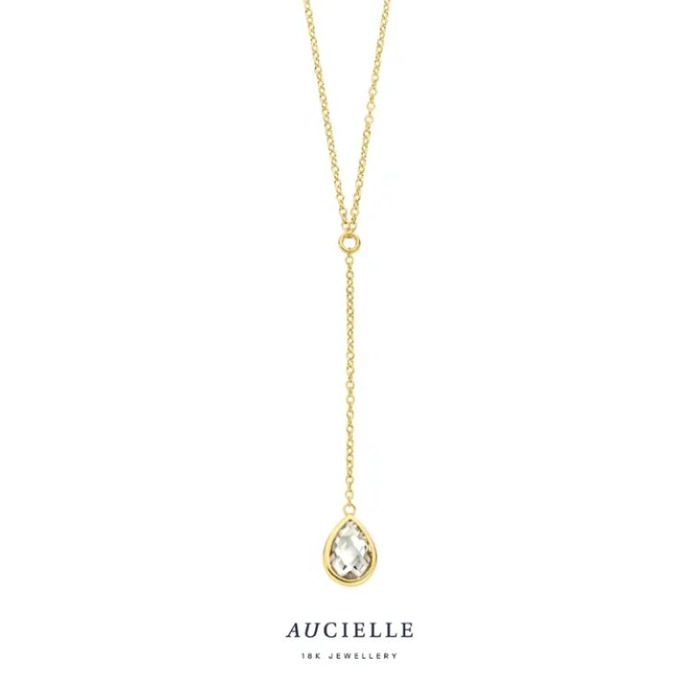 Juweel Aucielle Collier 18 karaat geelgoud AK0007C/45 