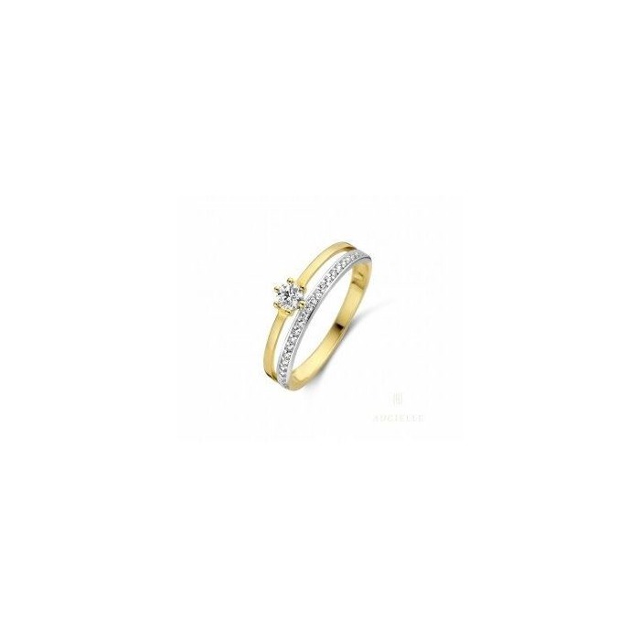 Juweel Aucielle ring 18 karaat geelgoud AR0018C