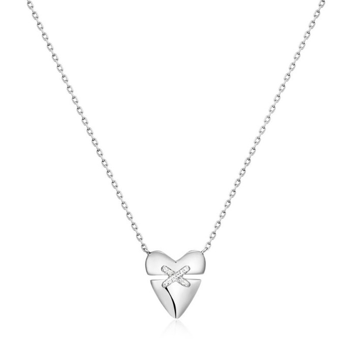 Juweel ANIA HAIE HEART HUNTER HEART KISS NECKLACE N057-02H 