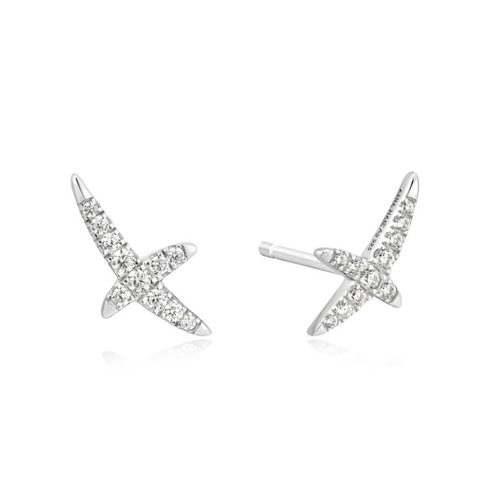 Juweel ANIA HAIE HEART HUNTER KISS PAVE STUDS E057-02H 