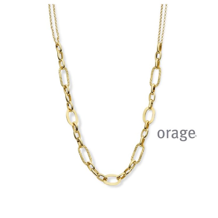 Juweel ORAGE ZILVER COLLIER AW362 