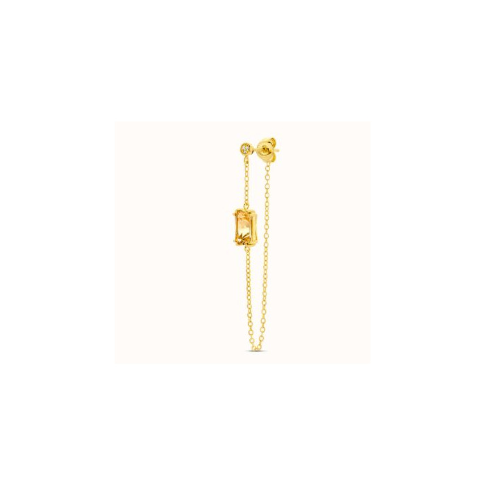 Juweel DIAMANTI PER TUTTI CITRINE SINGLE STUD M2459 YELLOW 