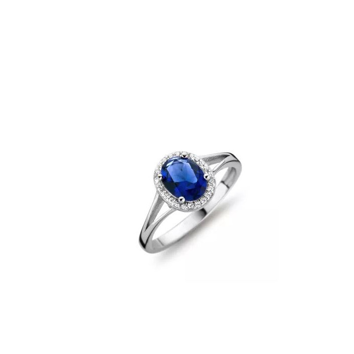 Juweel Silver Rose Ring R3045BLU 