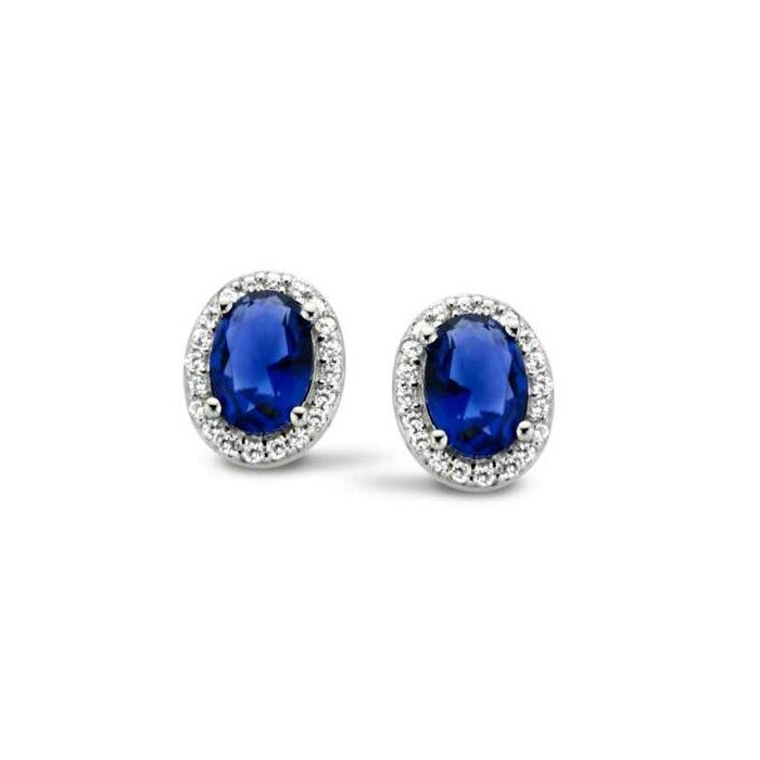 Juweel Silver Rose earrings EA3045BLU 