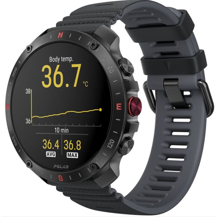 Horloge POLAR GRIT X2 PRO BLK/BLK S-L 