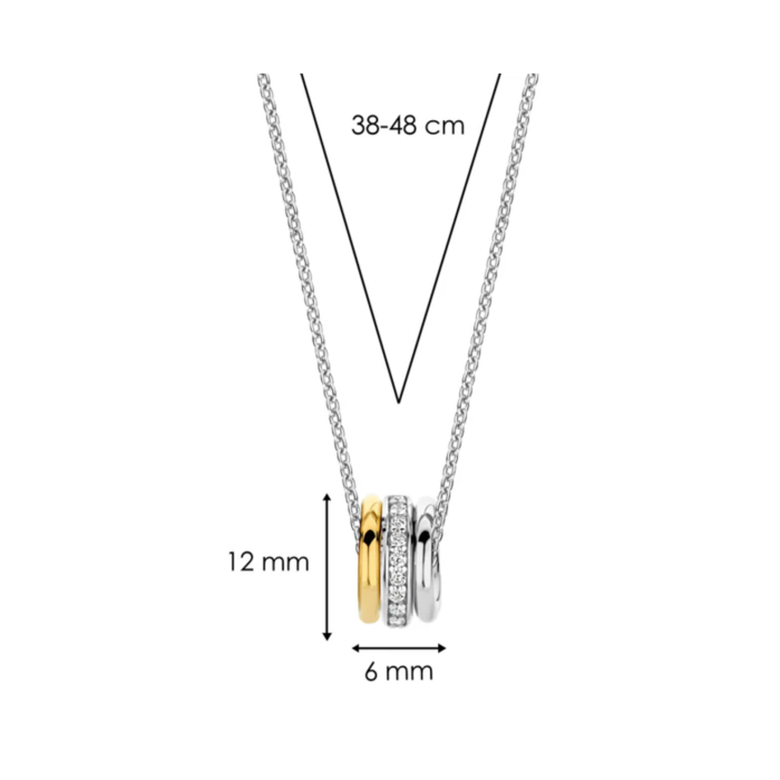 Juweel Ti Sento Milano Collier 34058ZY/42 88888