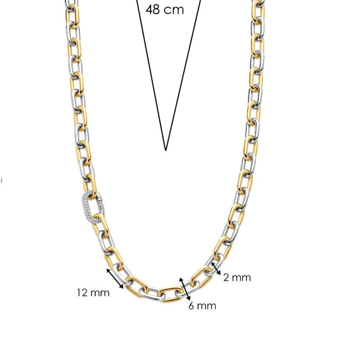 Juweel Ti Sento Milano Necklace 34065ZY-48 