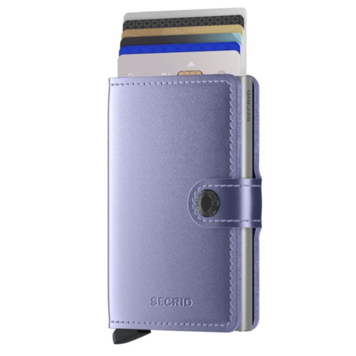 Lederwaren SECRID MINIWALLET METALLIC LILA 