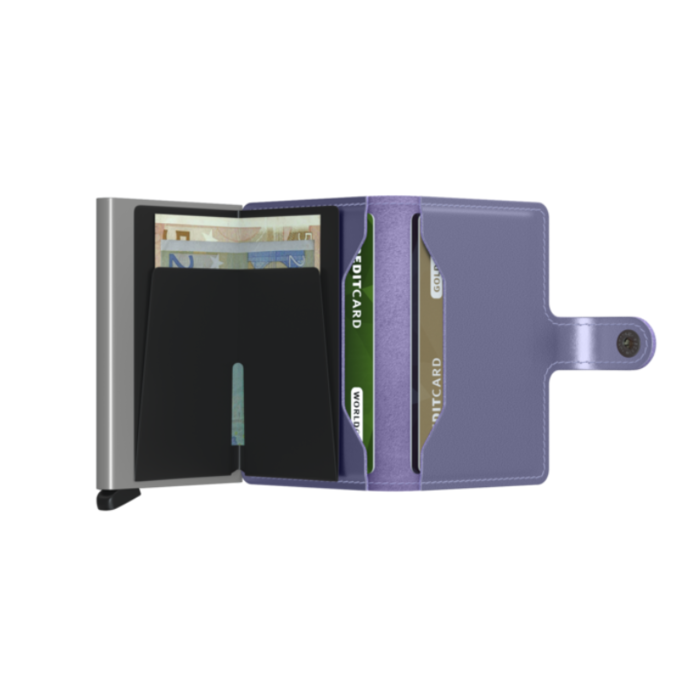 Lederwaren SECRID MINIWALLET METALLIC LILA 