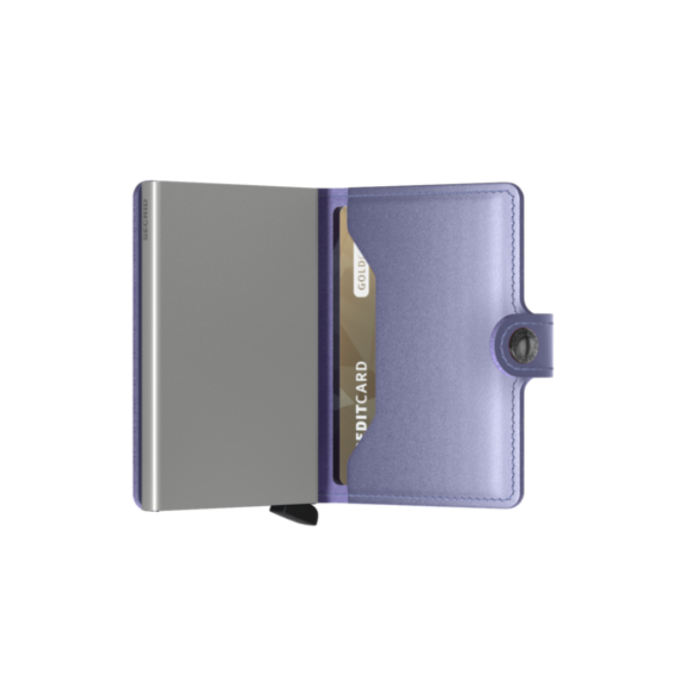 Lederwaren SECRID MINIWALLET METALLIC LILA 