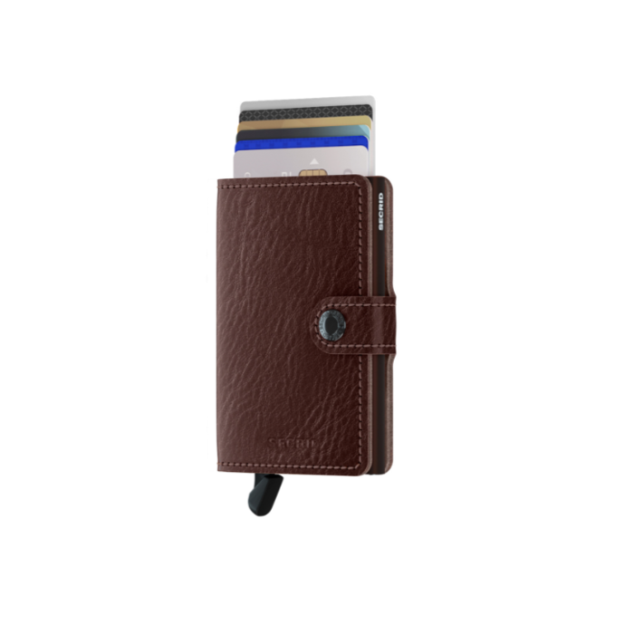 Lederwaren Secrid wallet miniwallet Veg Espresso-Brown 