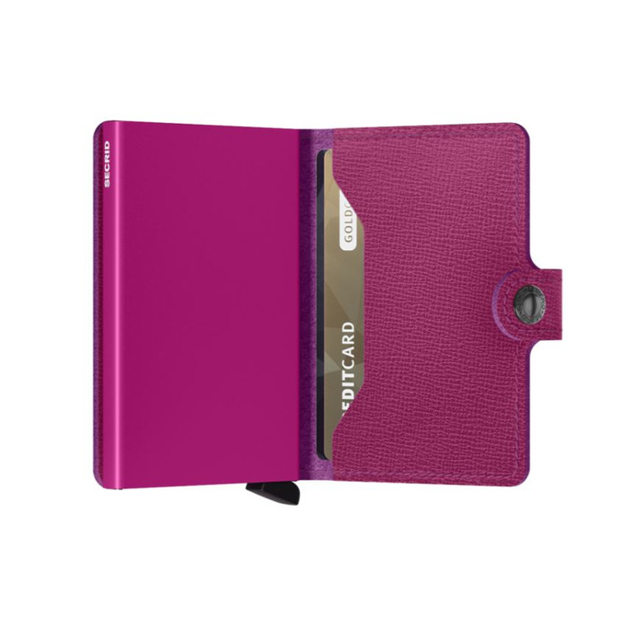 Lederwaren SECRID WALLET MINIWALLET CRISPLE FUCHSIA 