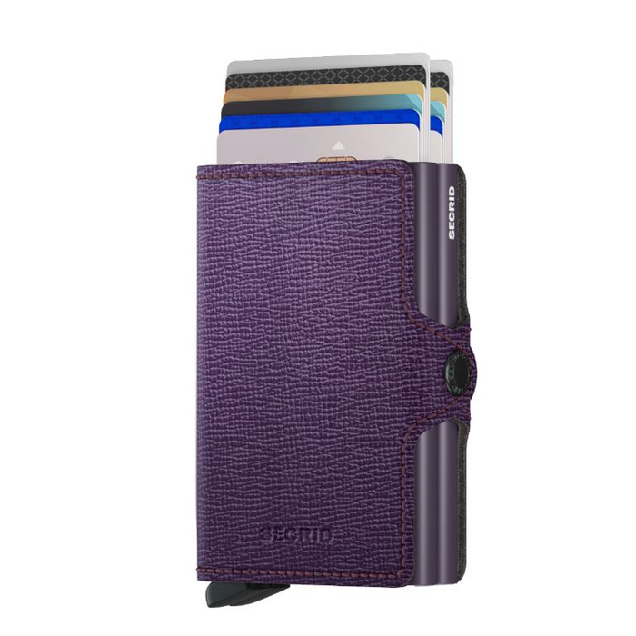 Lederwaren SECRID WALLET TWINWALLET CRISPLE PURPLE 