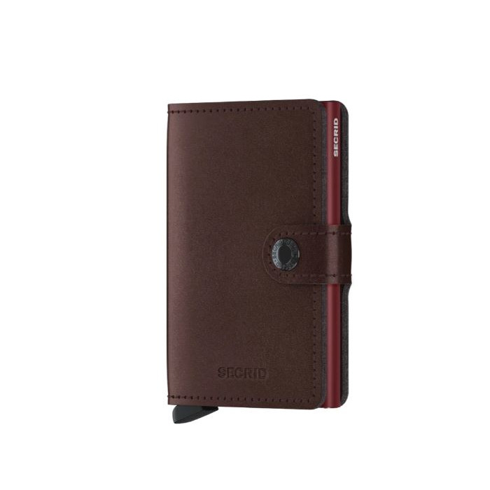 Lederwaren MINIWALLET METALLIC MORO 