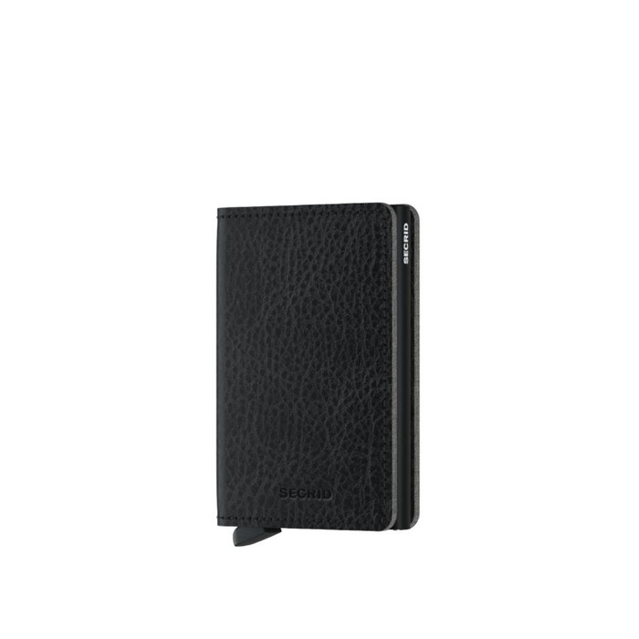 Lederwaren SLIMWALLET VEG BLACK-BLACK 