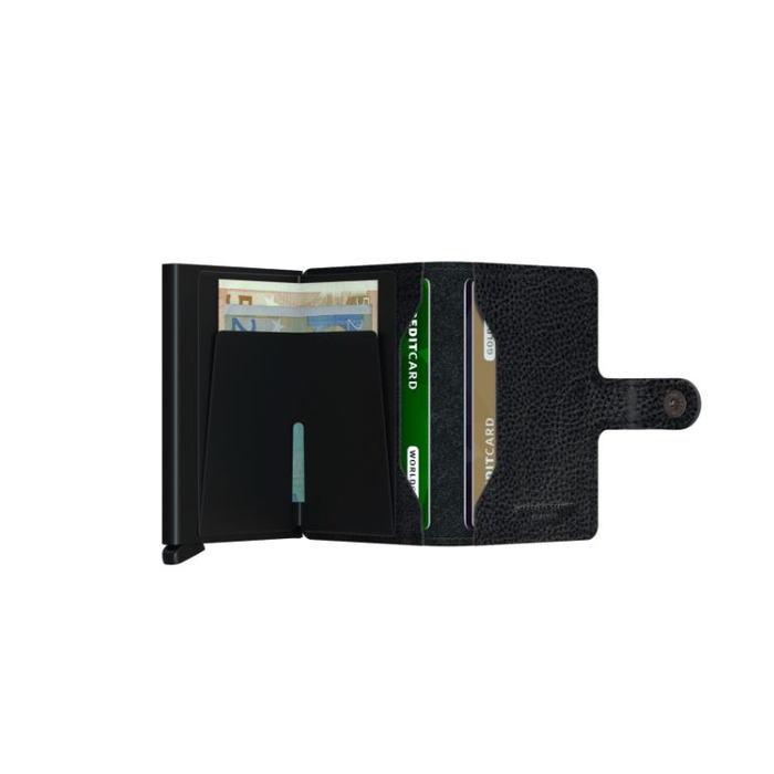 Lederwaren SECRID WALLET MINIWALLET VEG BLACK-BLACK 