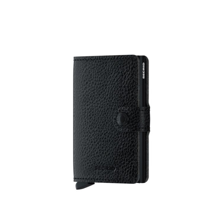 Lederwaren SECRID WALLET MINIWALLET VEG BLACK-BLACK 