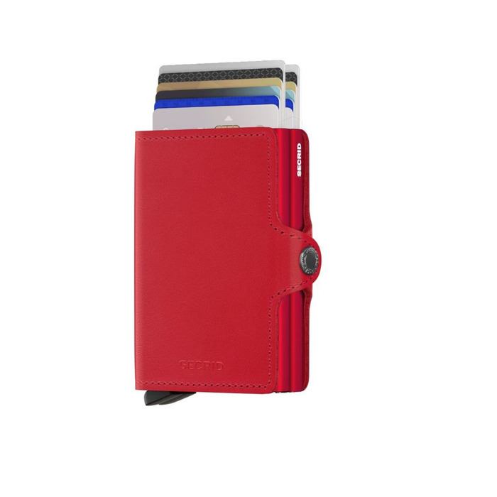 Lederwaren TWINWALLET ORIGINAL RED-RED 