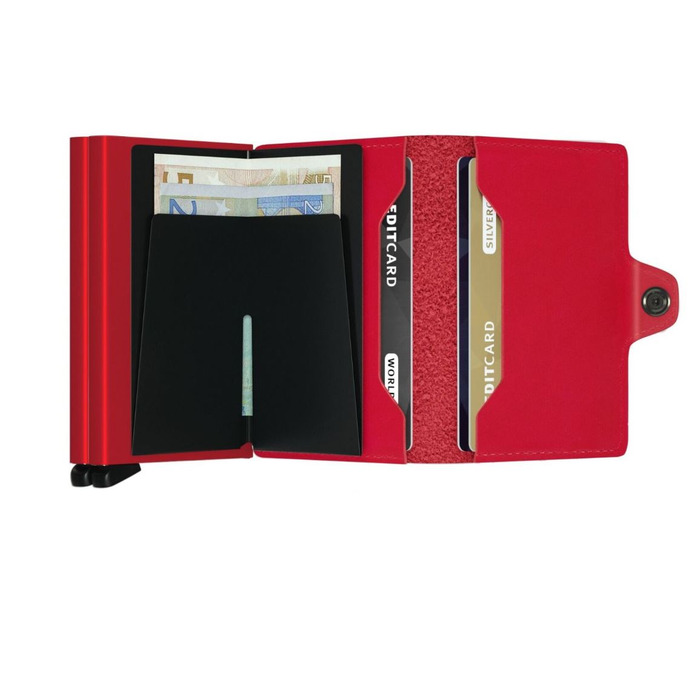 Lederwaren TWINWALLET ORIGINAL RED-RED 