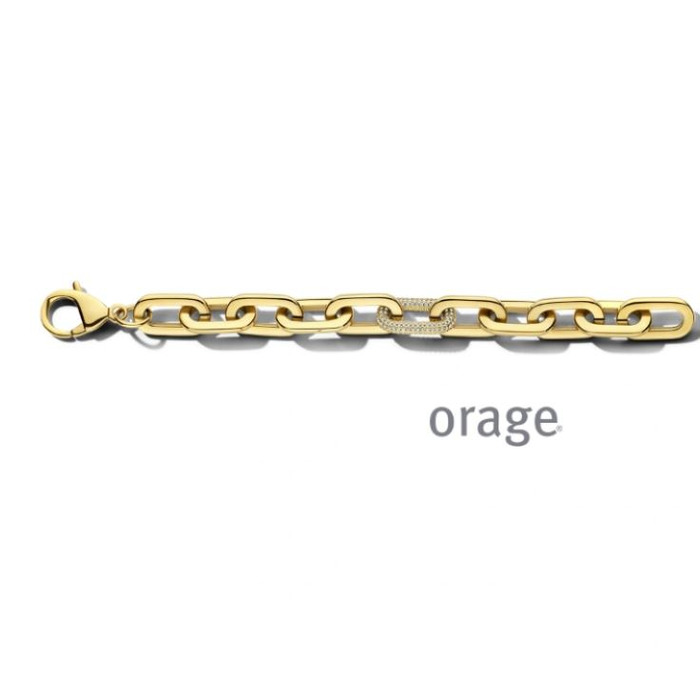 Juweel ORAGE ARMBAND STAAL GEEL BA159 