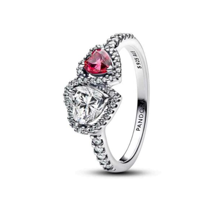 Juweel PANDORA 193662C01 HEART RING 